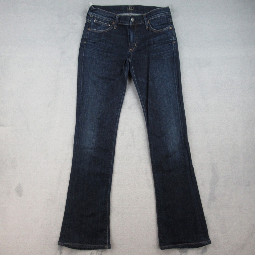 Citizens of Humanity 1472-529 Dark‎ Wash Low Rise Bootcut Jeans Blue Womens 27